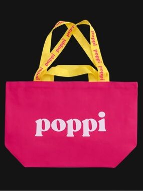 Poppi canvas tote bag